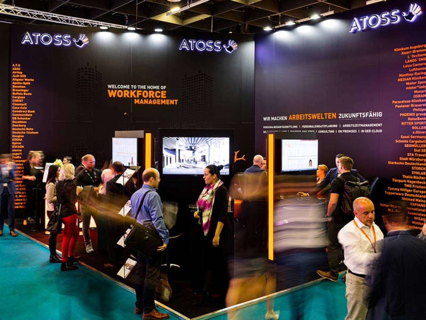 ATOSS Messestand